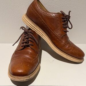 Cole Haan Tan Leather Men's Oxfords